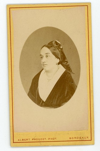 Photo cdv photographie prouzet - cdv,