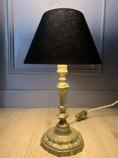 Lampe bronze doré avec abat - bronze,