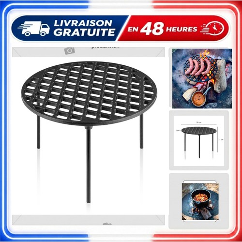 Grille barbecue fonte - 30, cm