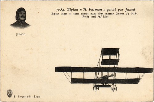 Aviation pilot junod biplan - pc,