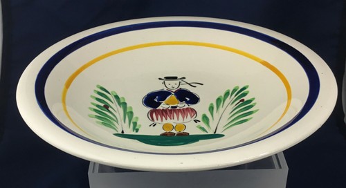 Plat creux faïence
