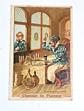 CHROMO CHOCOLAT DU PLANTEUR MONNAYEUR METIER ANCIEN FRAPPE DE MONNAIE VALIQUET