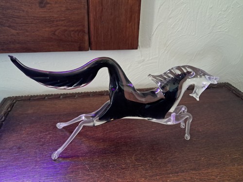 Sculpture cheval verre - sculpture,