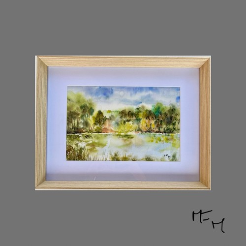 Tableau aquarelle paysage - aquarelle,