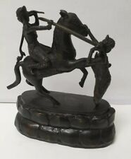 sculpture bronze cavalier