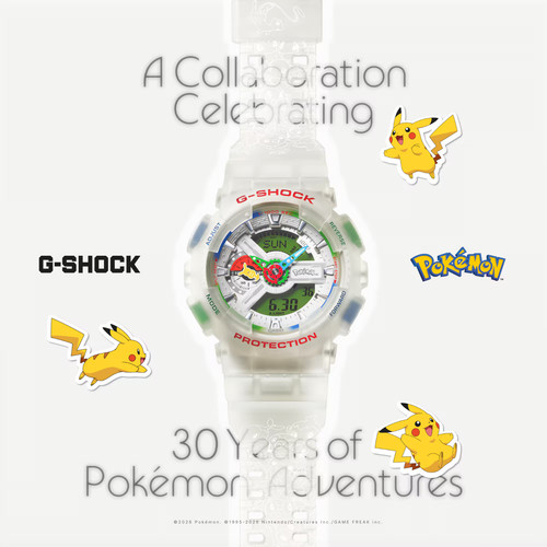 Casio shock pokémon 30th - ×,