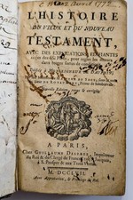 1757 Antique French Bible