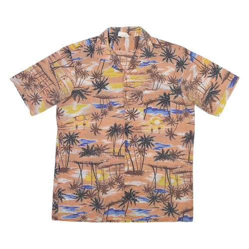 Chemise hawaïenne beige - beige, À