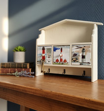 Boîte à Clés Murale en Bois