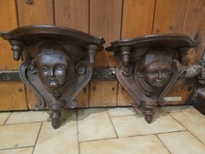 ANCIENNE PAIRE DE CONSOLE,BOIS