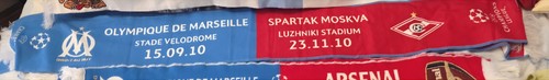écharpe football olympique - Écharpe,