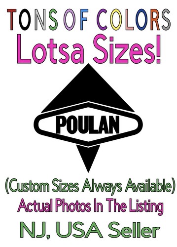Poulan logo die cut - poulan,