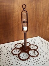 Support oeufs ancien West Germany Marron vintage