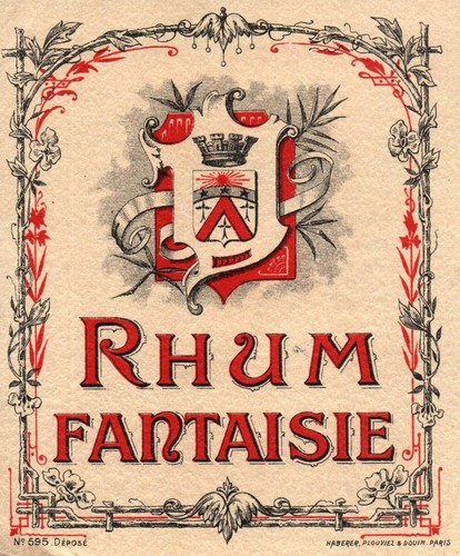 Ancienne etiquette rhum - ancienne,