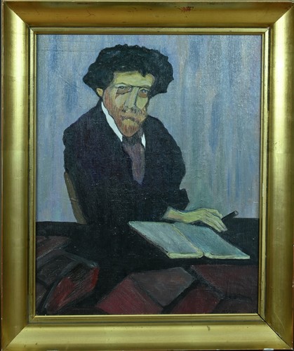 Tableau ancien fauve - fauve, portrait