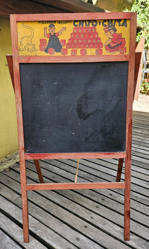 Tableau ancien enfant - , sur