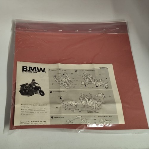 Moto sidecar bmw tamiya - bmw, 75