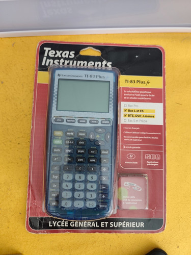 Ti83 modèle bleu en - ti83,