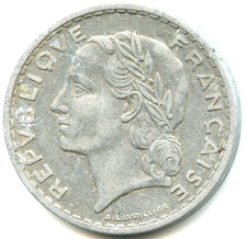 RARE 5 francs Lavrillier