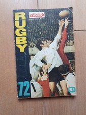 CAHIER DE l'EQUIPE  RUGBY  1972