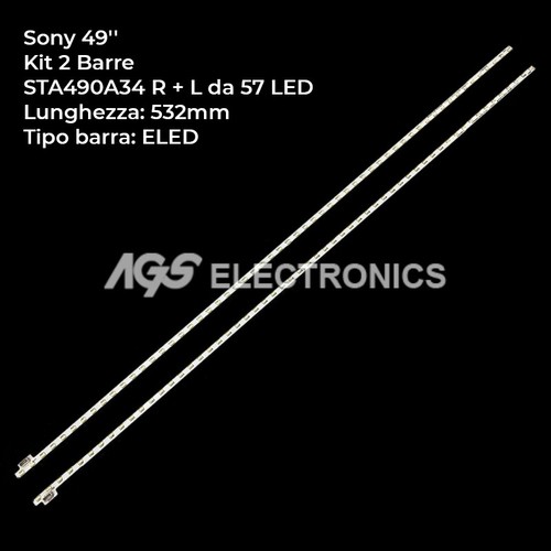 Kit barres bandes 57 - bandes, led
