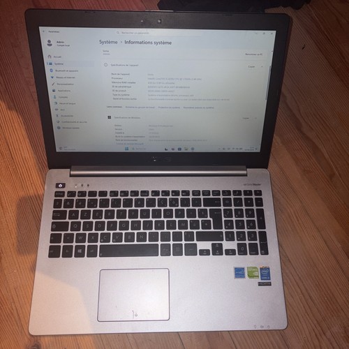 Portable asus k551l pavé - pc,