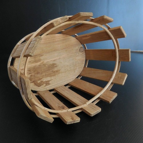 Panier cageot bois vintage