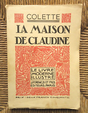 Livre roman La Maison de Claudine de Sidonie-Gabrielle Colette