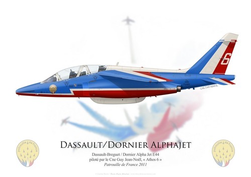 Print dassault alpha jet - print,