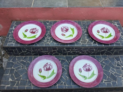 Lot assiettes plate - lot, 5