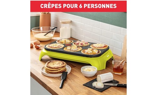 Crêpière party tefal six - six, (6)