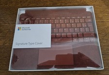 Microsoft Surface GO Signature Type Cover  officiel ALCANTARA Rouge Neuf 