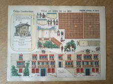 Imagerie d'Épinal Pellerin Villa au bord de la Mer n°1277 Petites Constructions