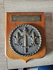 ecusson jeanne d arc BOIS ET BRONZE