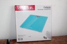NEUF : Pèse Personne TERRAILLON TX1500 - ¨Plateau Verre Compact - Ecran LCD