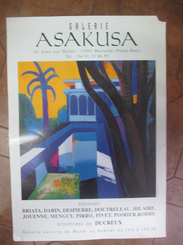 Affiche exposition peintures - affiche,