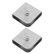  2 Pcs Poulie De Mât Drapeau En Acier Inoxydable Mouflage Accessoires Pour Mâts