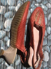 Sandales cuir tressé 40