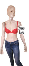 Etam 85 B  Soutien gorge rouge