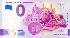85 LES ACHARDS François 1er & Chambord, 2025, Billet Euro Souvenir