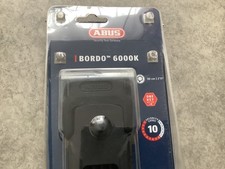 ABUS Antivol BORDO™ 6000K/90 + support SH  à clé pour vélo