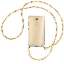 Collier pour Sony Xperia L2 chaîne en métal (O) Etui Coque antichoc avec cordon