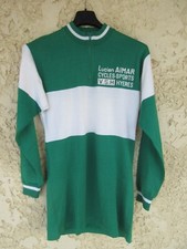 Maillot cycliste LUCIEN AIMAR cycles Sports vintage manches longues shirt trikot