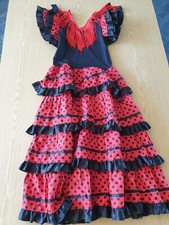 Déguisement Yoremy rouge et noir, taille 12 ans, très bon état