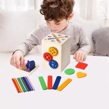 Trieur de forme de jouet de forme d'apprentissage en bois pour les enfants