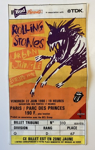 Billet ticket concert - billet,