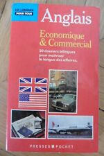 Livre Vocabulaire Anglais économique & commercial 1979 Poche Presses Pocket