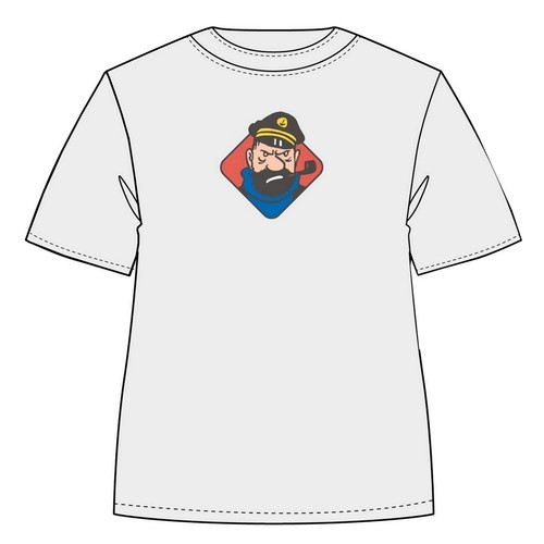Shirt tintin insultes du - t-shirt,