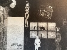 Gravure 1970 Antoine Agra