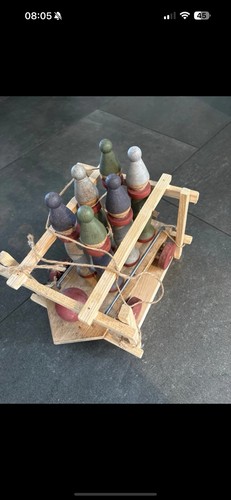Jeu quilles bois - bois, avec
